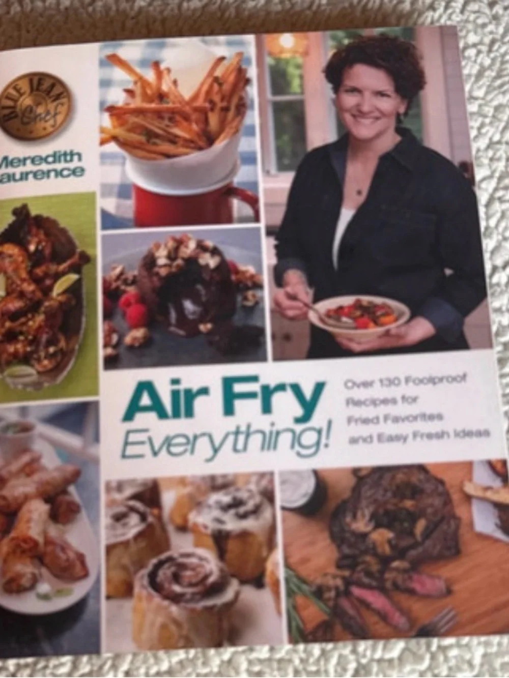 Air Fry Everything! Cookbook by - White/Teal Cover